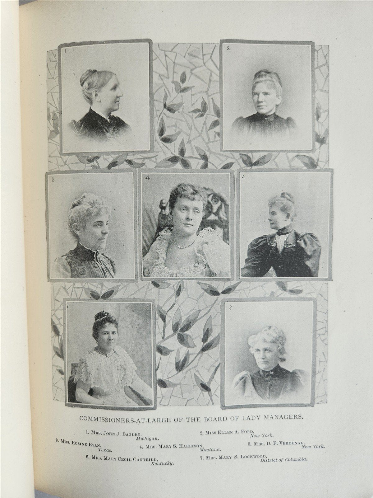 1894 Congress of Women World's Columbian Exposition ANTIQUE Americana
