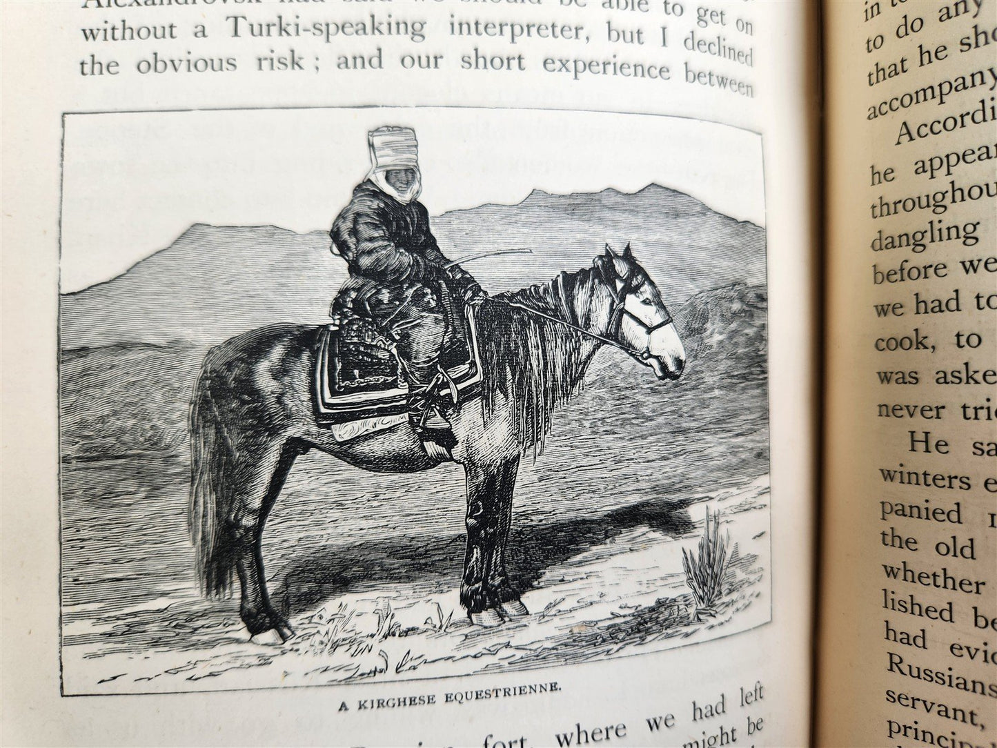 1885 Russian Central Asia Including Kuldja Bokhara Kiva Merv ANTIQUE illustrated