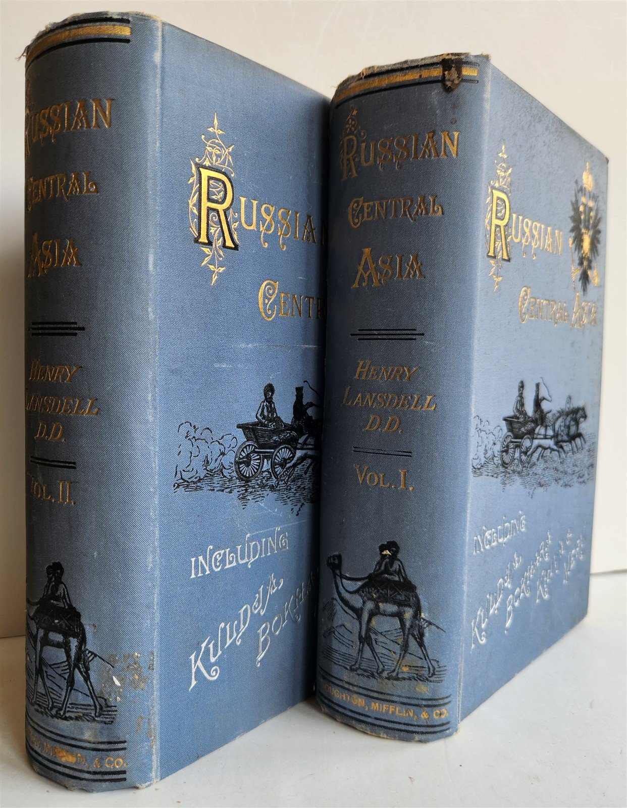 1885 Russian Central Asia Including Kuldja Bokhara Kiva Merv ANTIQUE illustrated