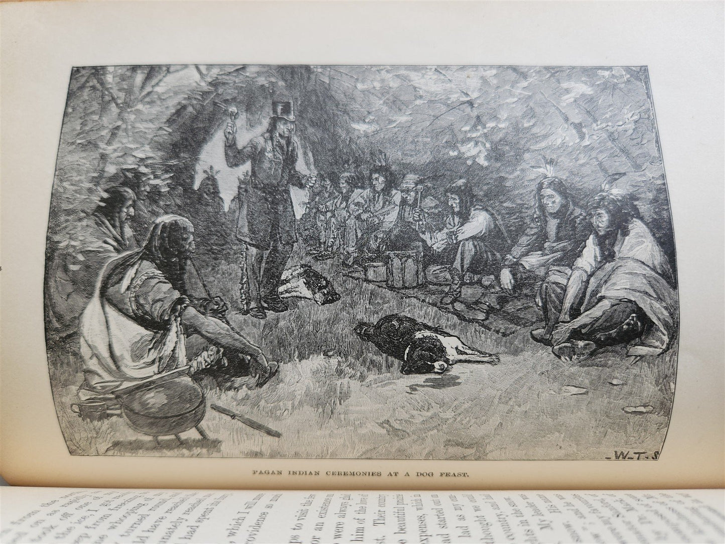 1890 By Canoe & Dog-Train Among the Cree & Salteaux Indians ANTIQUE illustrated