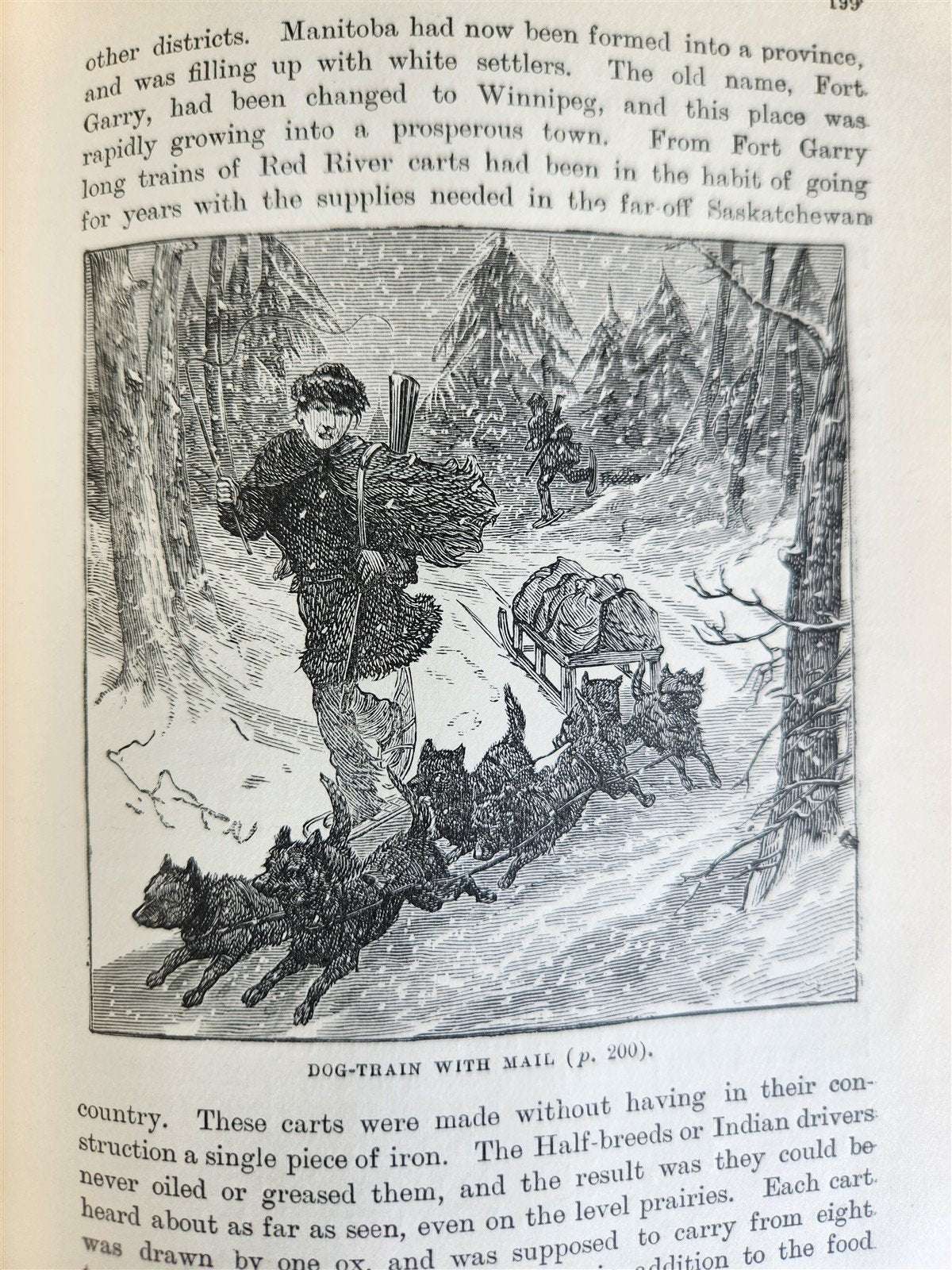 1890 By Canoe & Dog-Train Among the Cree & Salteaux Indians ANTIQUE illustrated