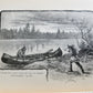 1890 By Canoe & Dog-Train Among the Cree & Salteaux Indians ANTIQUE illustrated