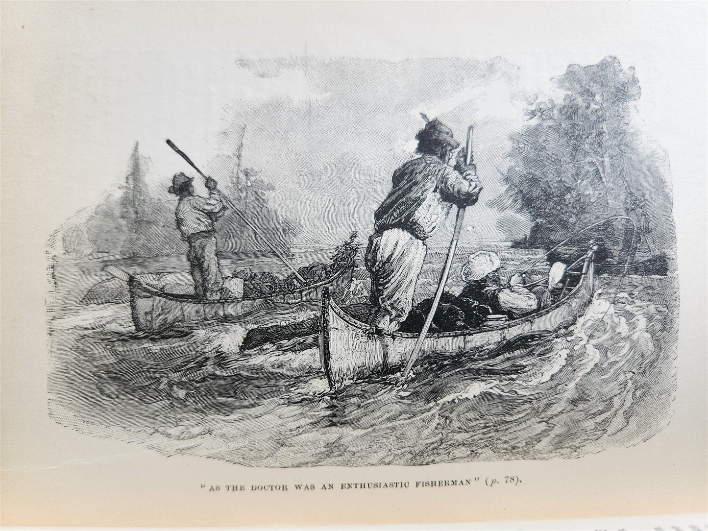 1890 By Canoe & Dog-Train Among the Cree & Salteaux Indians ANTIQUE illustrated