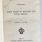 1872 Keel and Saddle Retrospect of 40 Years of Military & Naval Service ANTIQUE