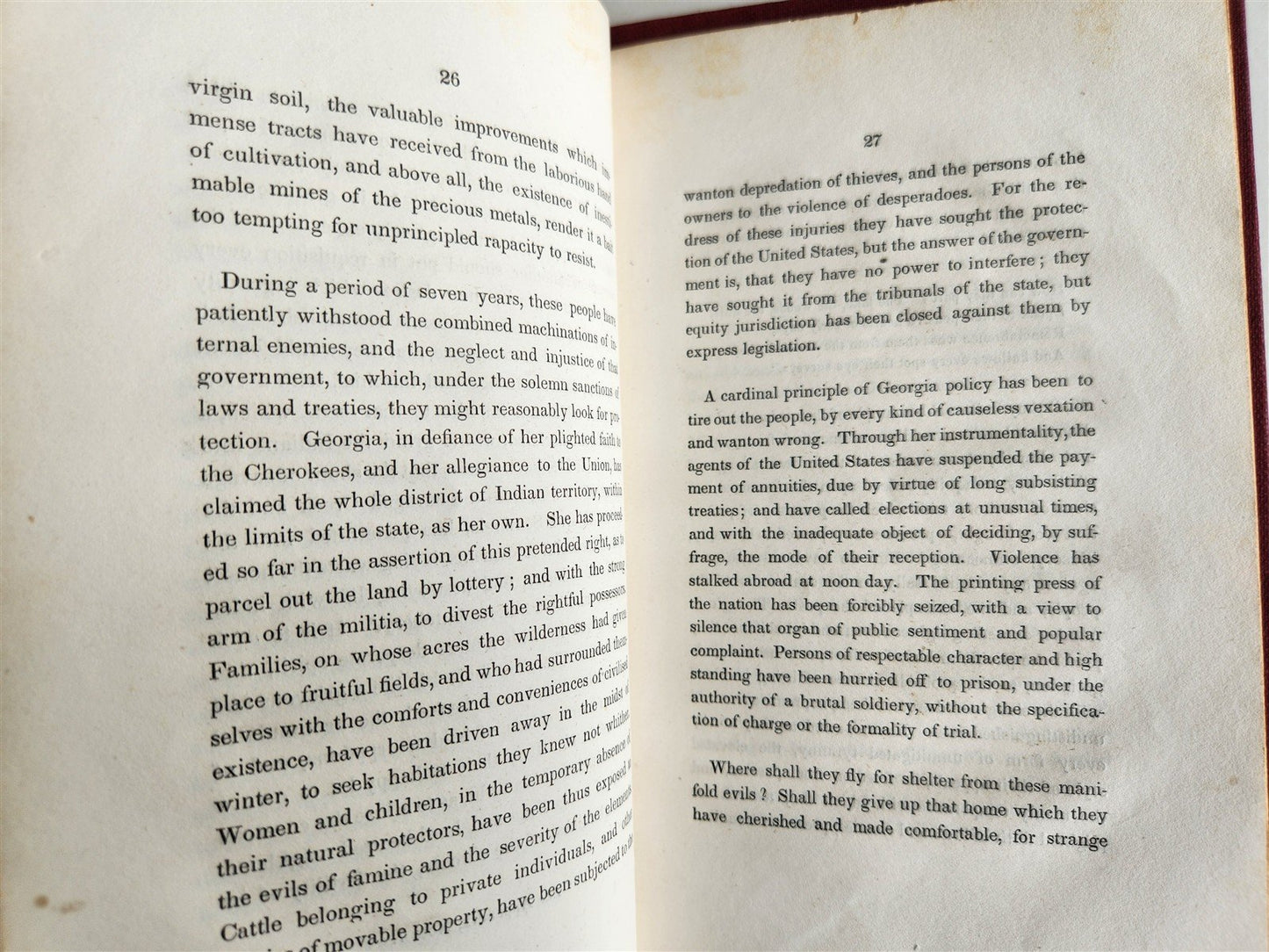 1836 DISCOURSE ON SURVIVING REMNANT OF INDIAN RACE in US ANTIQUE Americana