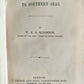 1860 MY FIRST VOYAGE TO SOUTHERN SEAS by KINGSTON ANTIQUE