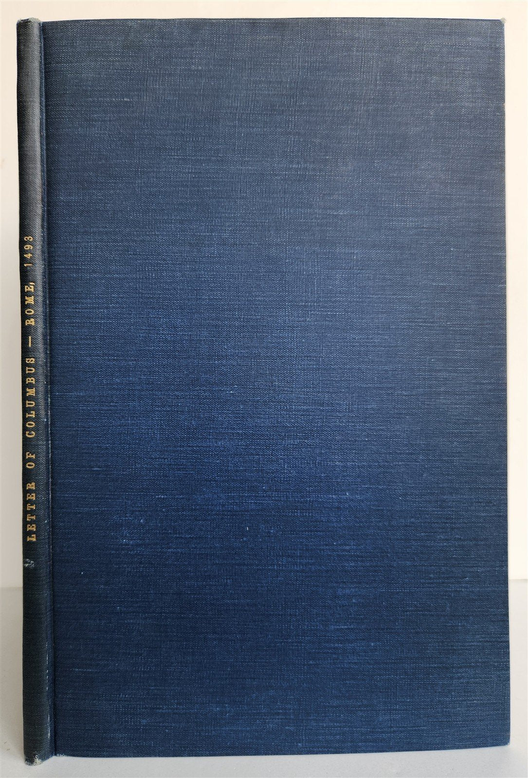1891 First Letter of Christopher Columbus to Noble Lord Raphael Sanchez ANTIQUE
