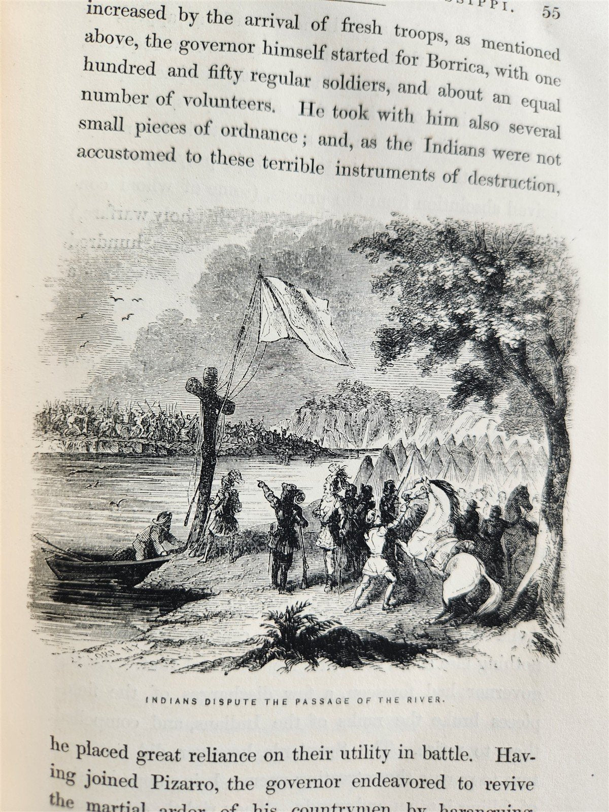 1858 Tavels & Adventures of Ferdinand De Soto Discoverer of Mississippi ANTIQUE
