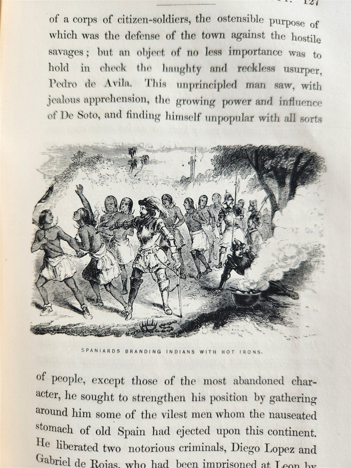 1858 Tavels & Adventures of Ferdinand De Soto Discoverer of Mississippi ANTIQUE