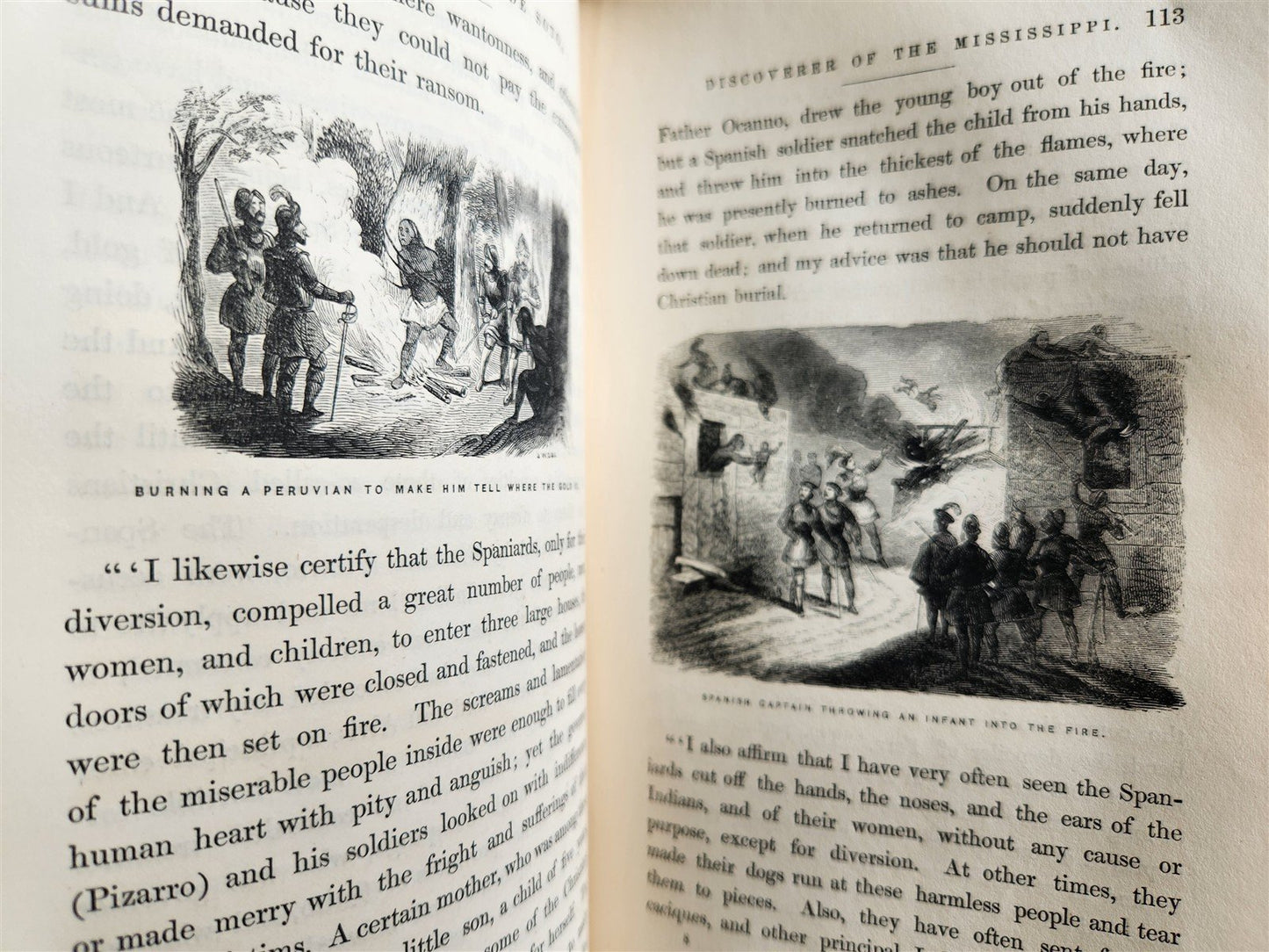 1858 Tavels & Adventures of Ferdinand De Soto Discoverer of Mississippi ANTIQUE