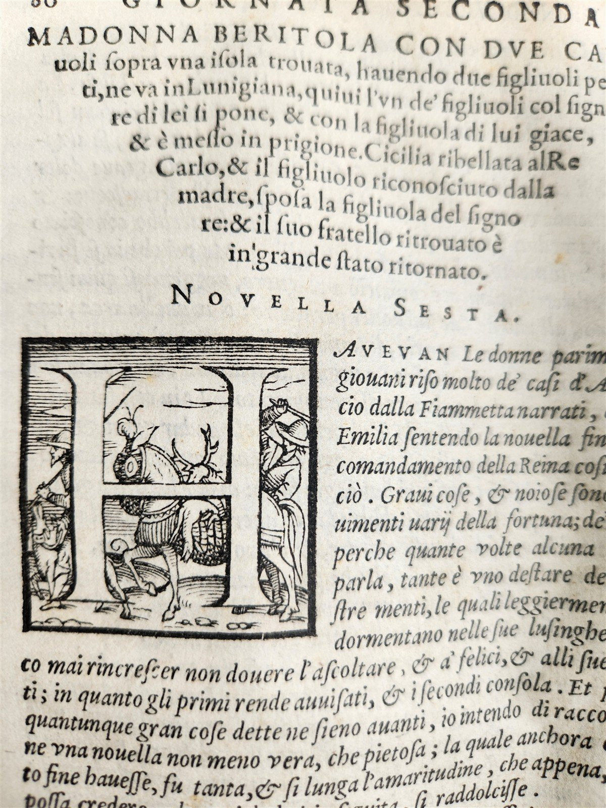 1573 DECAMERON by GIOVANNI BOCCACCHIO Giunti Press antique RARE