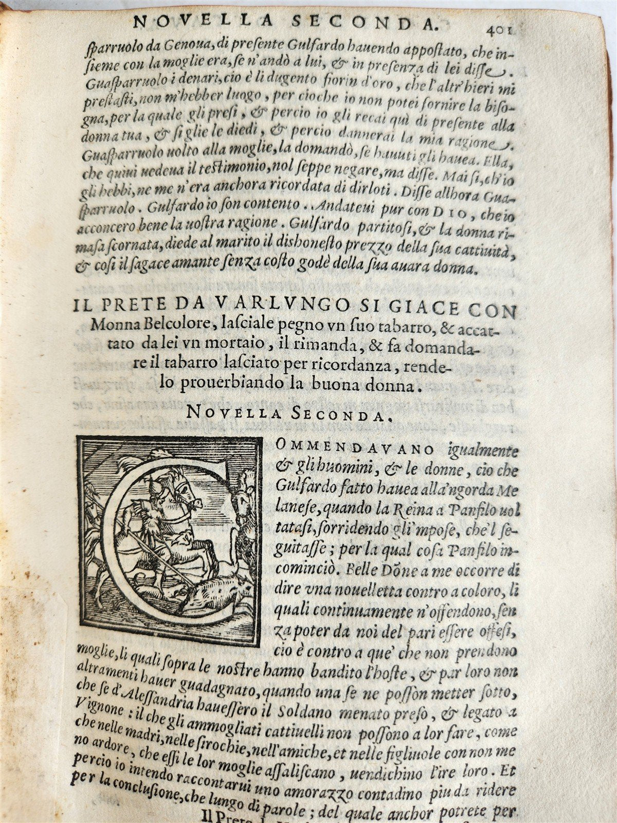 1573 DECAMERON by GIOVANNI BOCCACCHIO Giunti Press antique RARE