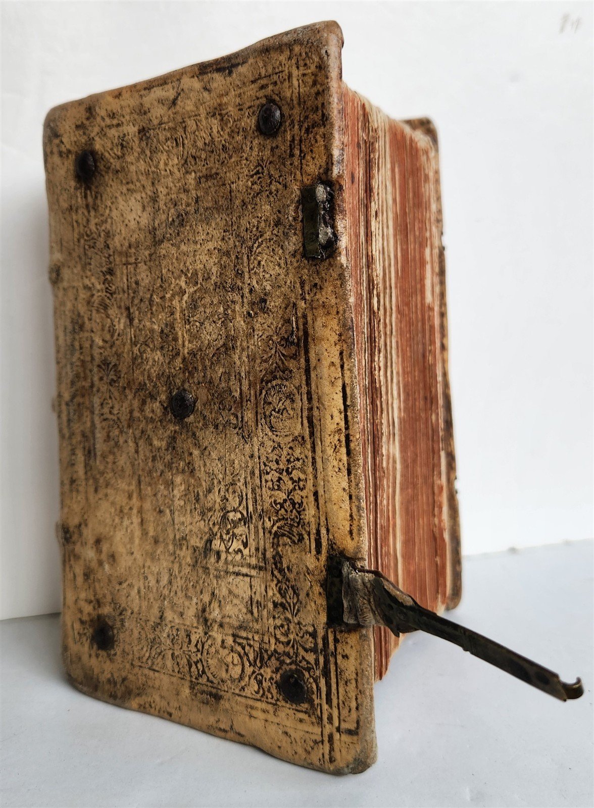 1582 CICERO Epistolarum Familiarium antique 16th CENTURY PIGSKIN BINDING