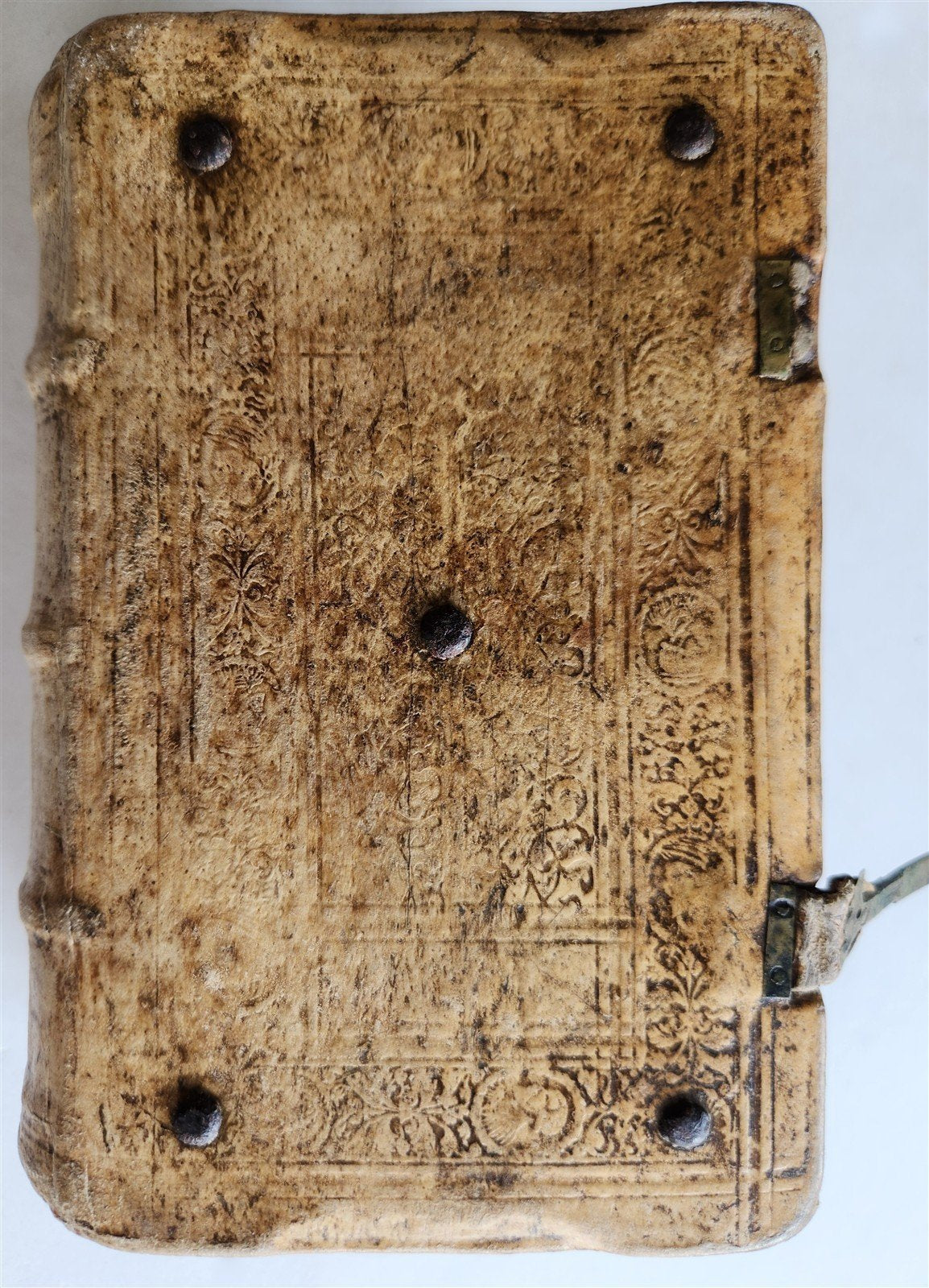 1582 CICERO Epistolarum Familiarium antique 16th CENTURY PIGSKIN BINDING