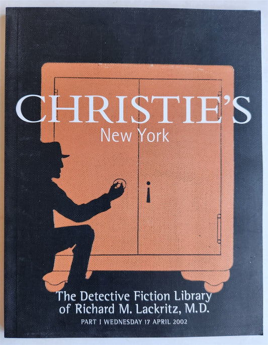 DETECTIVE FICTION LIBRARY of RICHARD LACKRITZ 2002 CHRISTIE'S AUCTION CATALOG