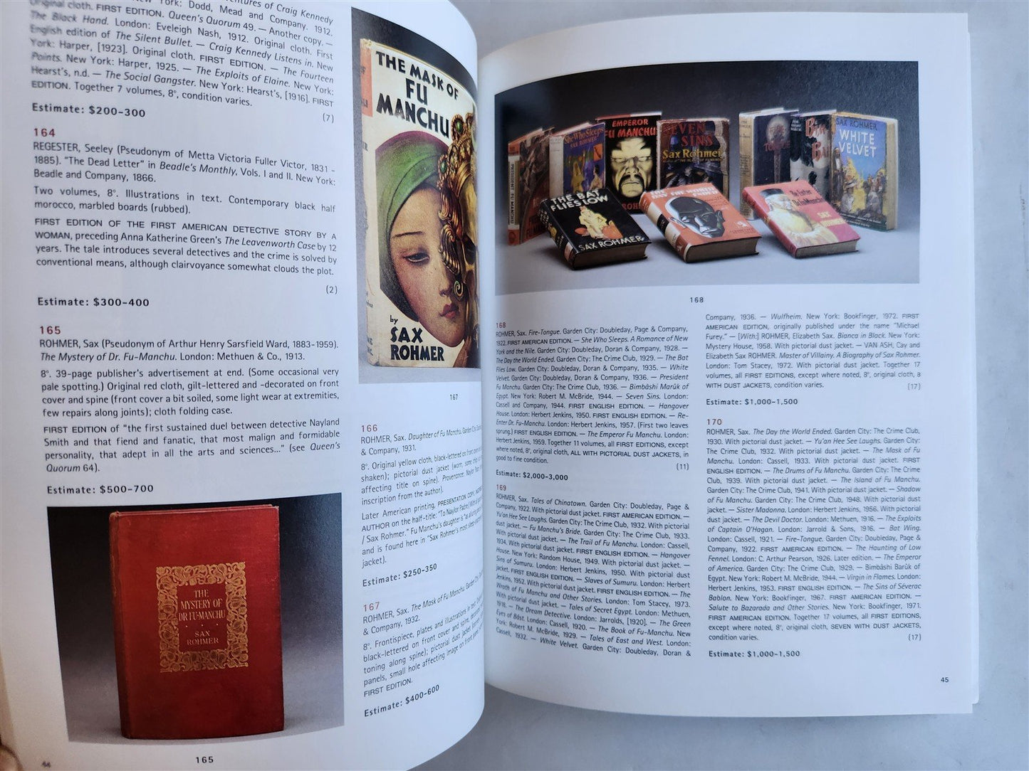 DETECTIVE FICTION LIBRARY of RICHARD LACKRITZ 2002 CHRISTIE'S AUCTION CATALOG