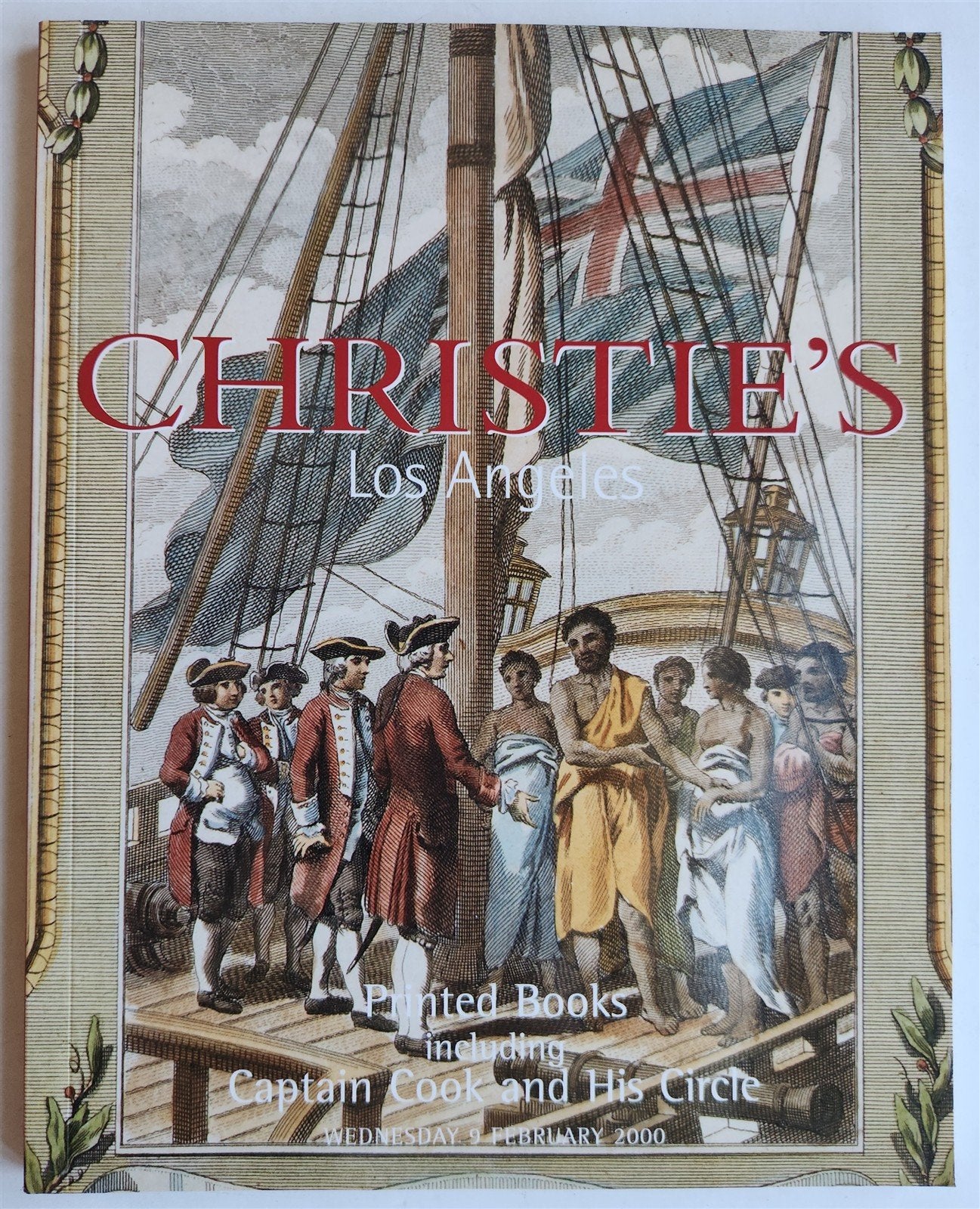 BOOKS including CAPTAIN COOK & HIS CIRCLE 2000 CHRISTIE'S AUCTION CATALOG