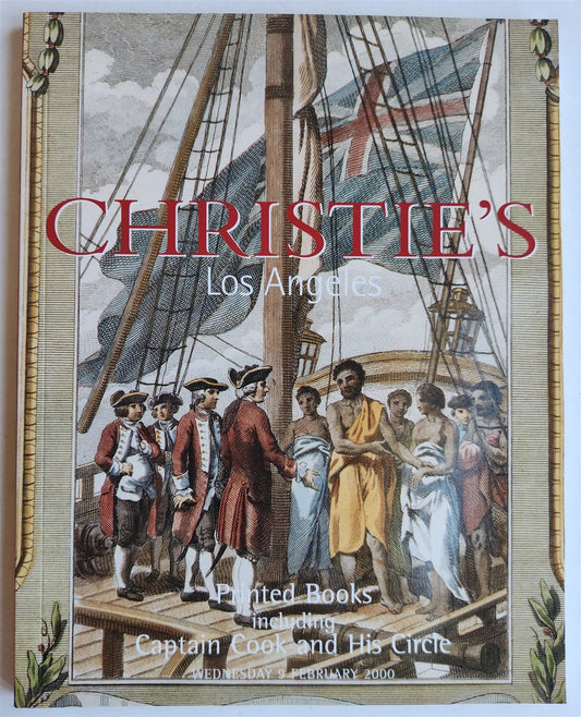 BOOKS including CAPTAIN COOK & HIS CIRCLE 2000 CHRISTIE'S AUCTION CATALOG