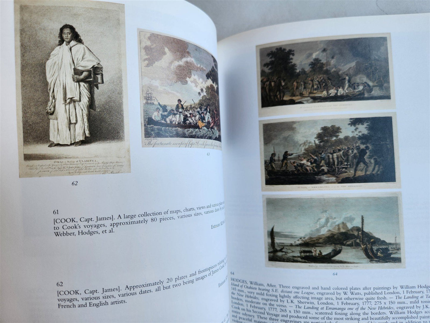 BOOKS including CAPTAIN COOK & HIS CIRCLE 2000 CHRISTIE'S AUCTION CATALOG
