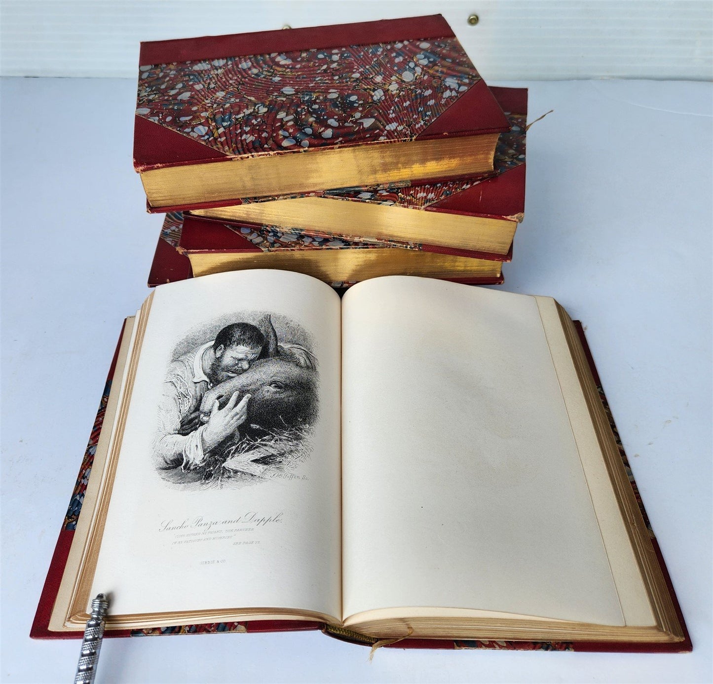 1894 The library of WIT AND HUMOR prose and poetry ILLUSTRATED 5 VOLUMES antique