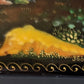 1981 STUNNING RUSSIAN PALEKH BOX HAND PAINTED SIGNED by ARTIST LARGE 5.5 by 8"