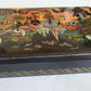 1981 STUNNING RUSSIAN PALEKH BOX HAND PAINTED SIGNED by ARTIST LARGE 5.5 by 8"