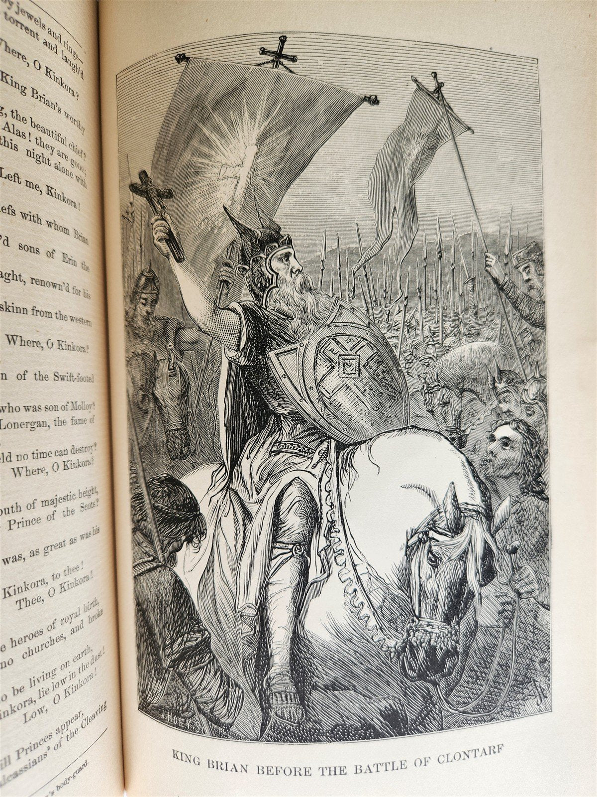 1887 POETRY AND SONG OF IRELAND illustrated ANTIQUE in ENGLISH