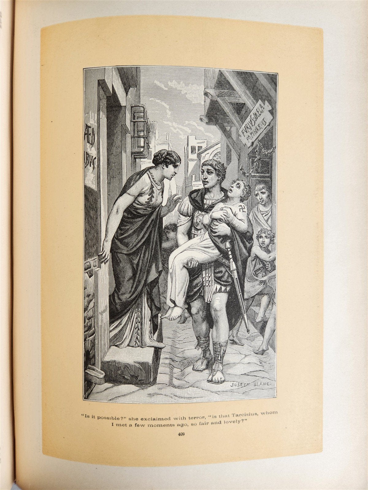 1885 FABIOLA or CHURCH of the CATACOMBS by Cardinal Wiseman illustrated ANTIQUE