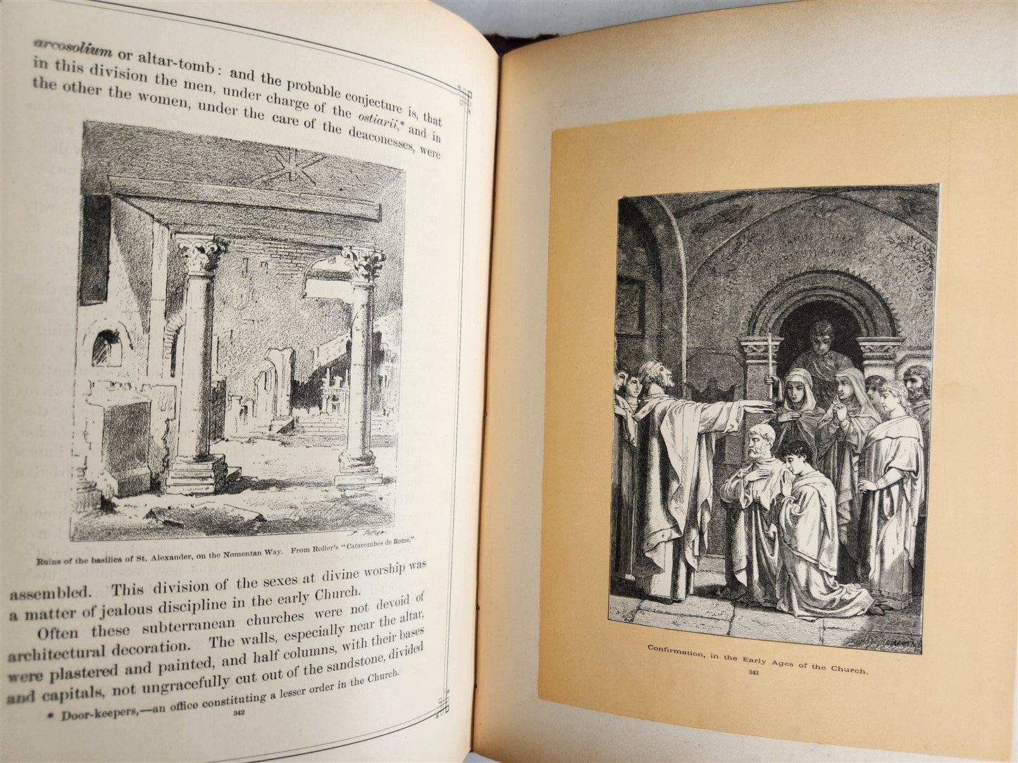 1885 FABIOLA or CHURCH of the CATACOMBS by Cardinal Wiseman illustrated ANTIQUE