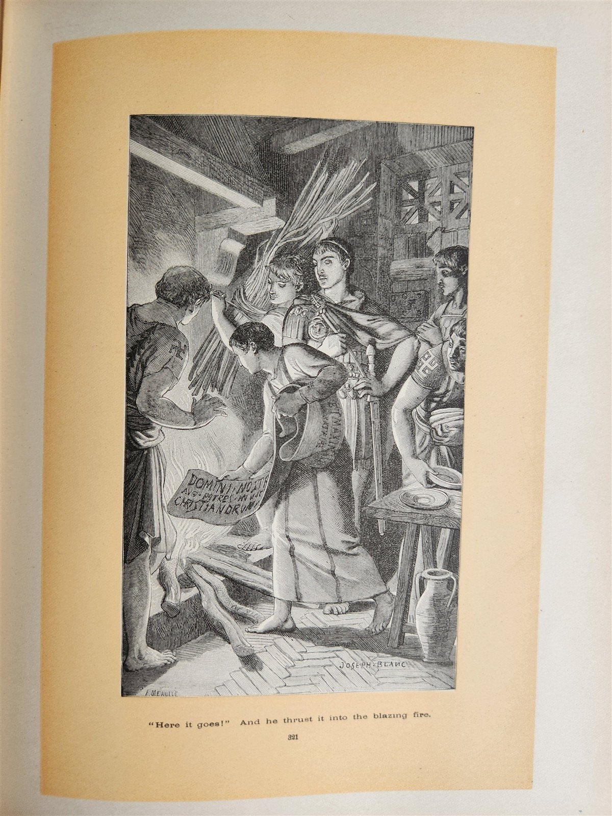 1885 FABIOLA or CHURCH of the CATACOMBS by Cardinal Wiseman illustrated ANTIQUE