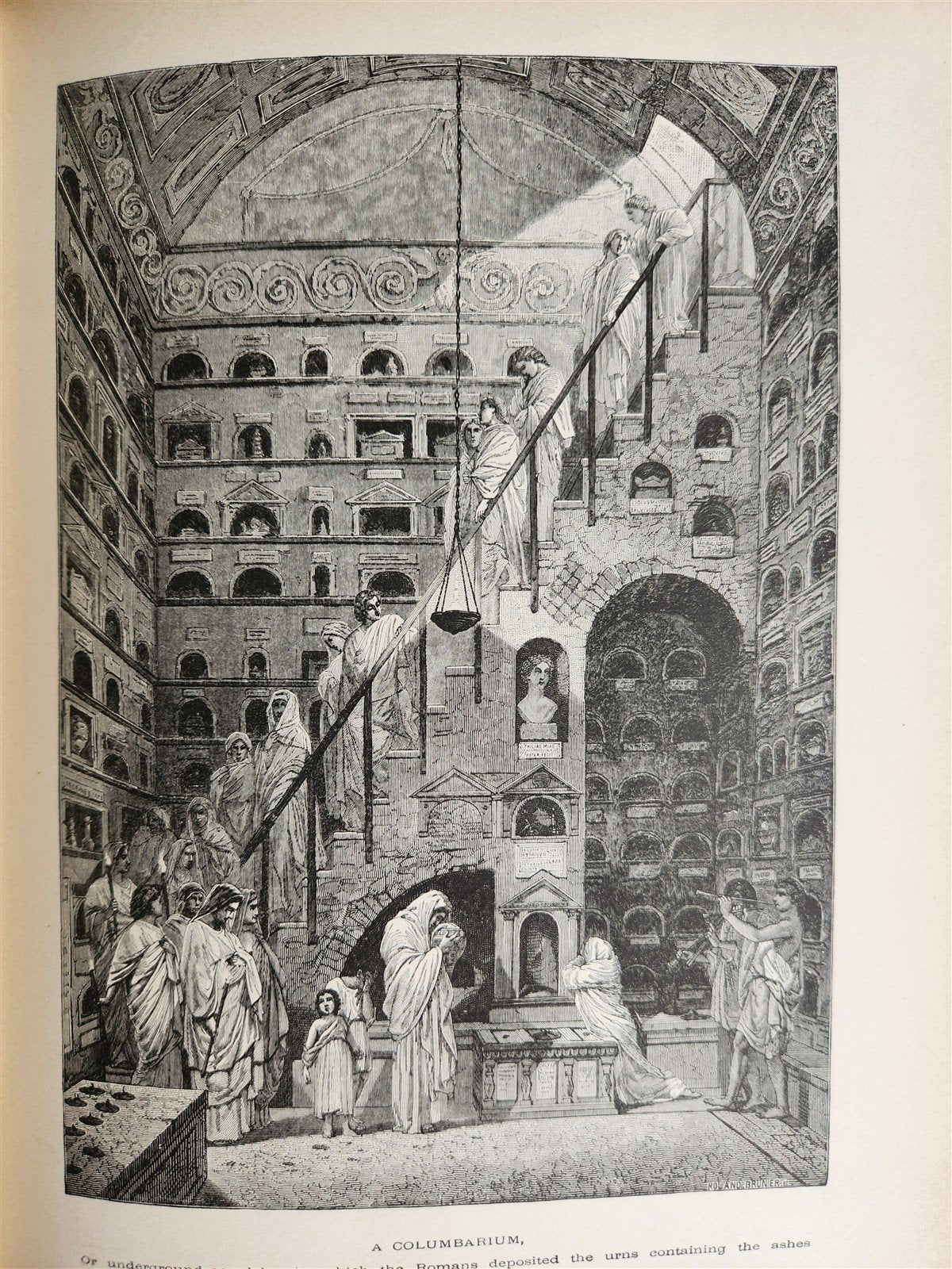 1885 FABIOLA or CHURCH of the CATACOMBS by Cardinal Wiseman illustrated ANTIQUE