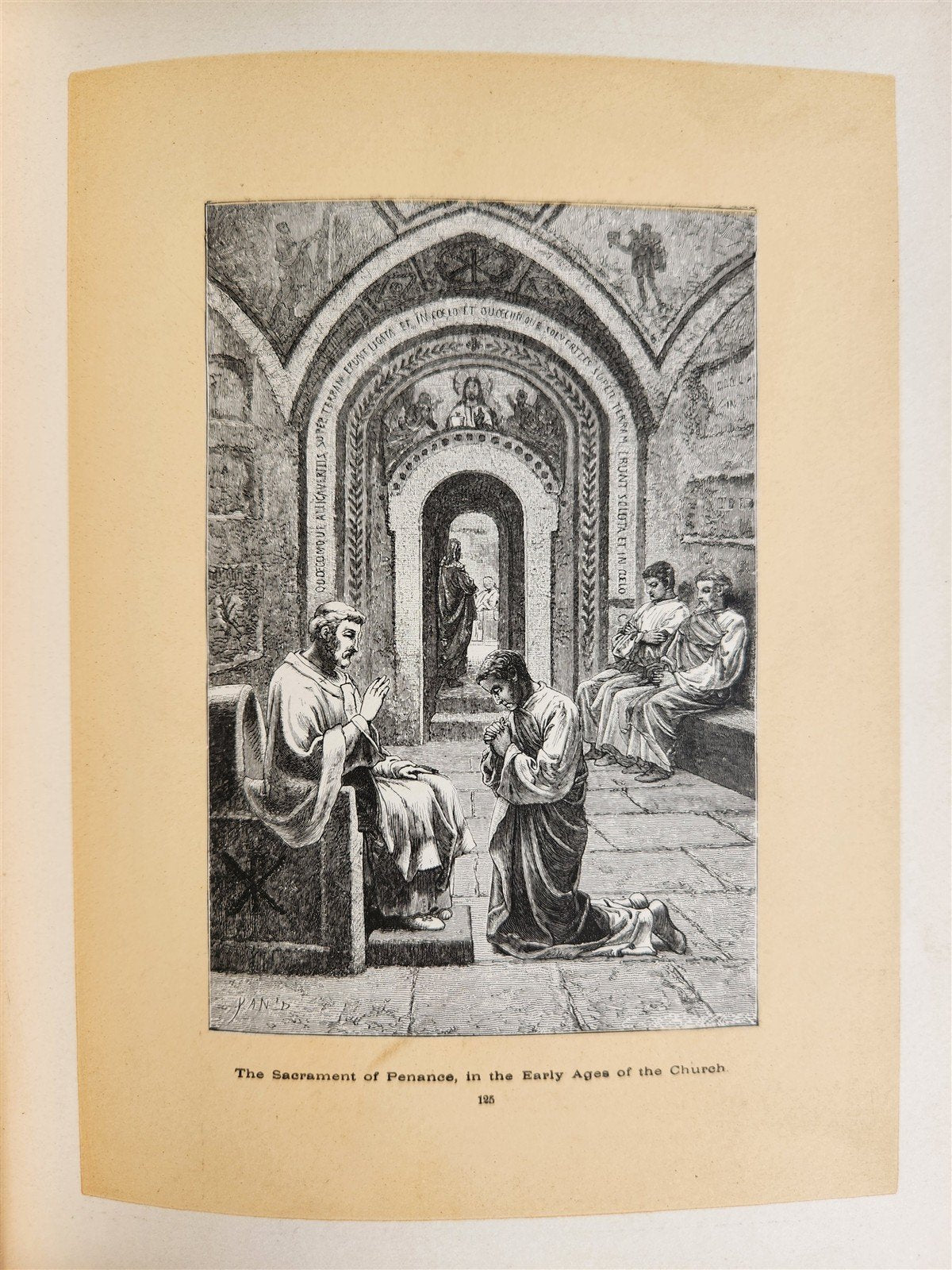 1885 FABIOLA or CHURCH of the CATACOMBS by Cardinal Wiseman illustrated ANTIQUE