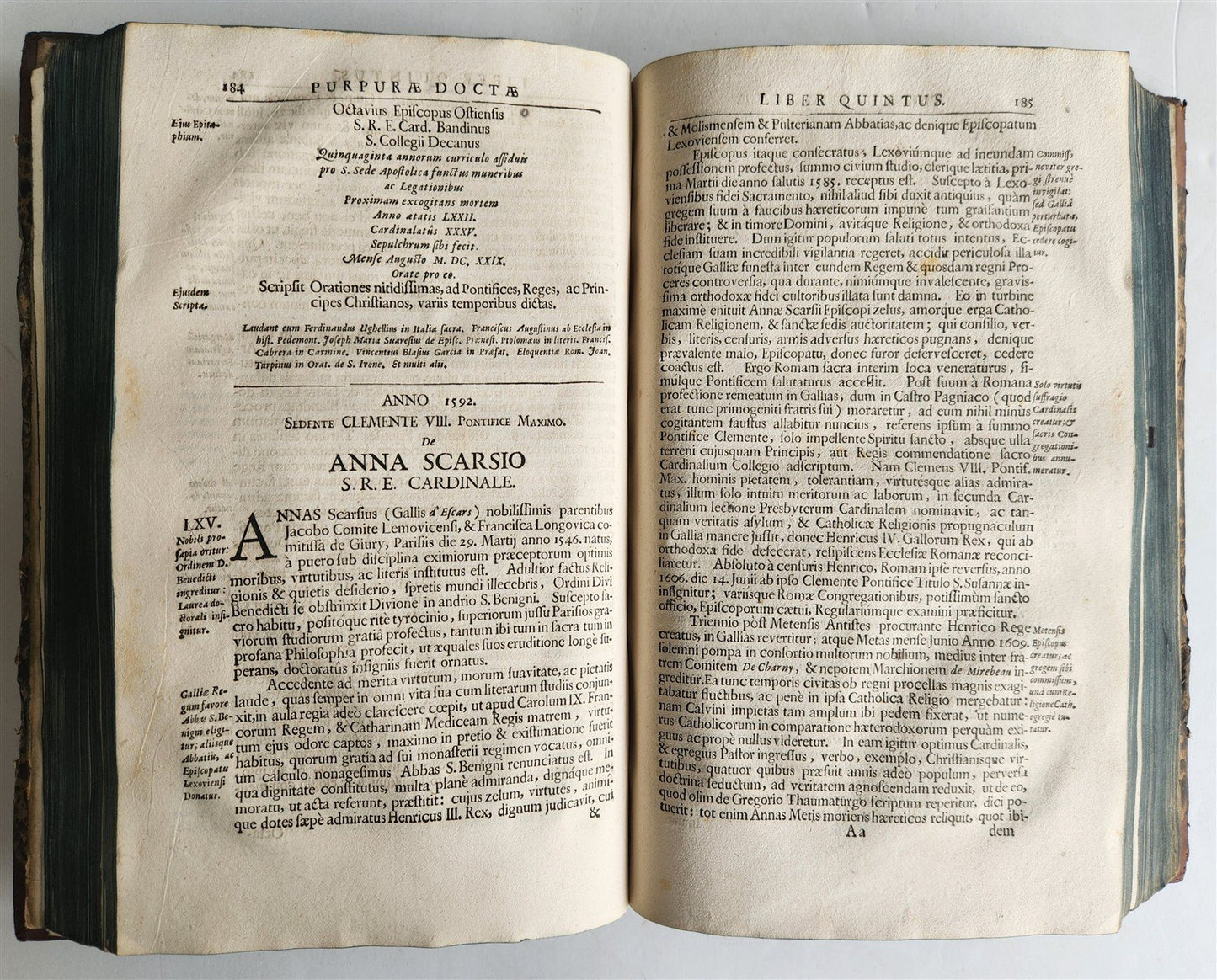 1714 PURPURA DOCTA by G.J. Eggs antique 18th century