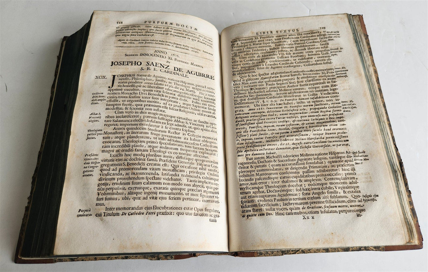 1714 PURPURA DOCTA by G.J. Eggs antique 18th century