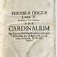 1714 PURPURA DOCTA by G.J. Eggs antique 18th century