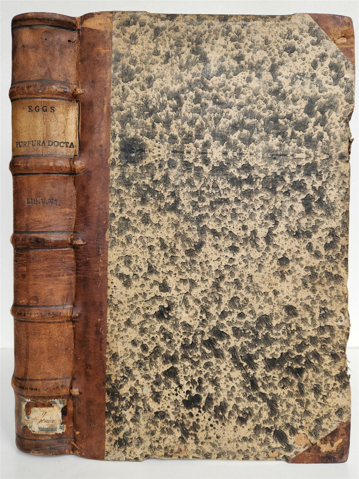 1714 PURPURA DOCTA by G.J. Eggs antique 18th century