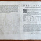 16th century Ptolemaic MAP of RUSSIA ancient Caucasus & Black Sea region ANTIQUE