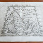 16th century Ptolemaic MAP of RUSSIA ancient Caucasus & Black Sea region ANTIQUE