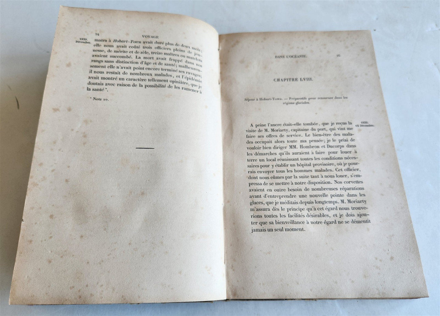 1840s VOYAGE AU POLE SUD et dans L'OCEANIE antique Vol. VIII NORTH POLE OCEANIA