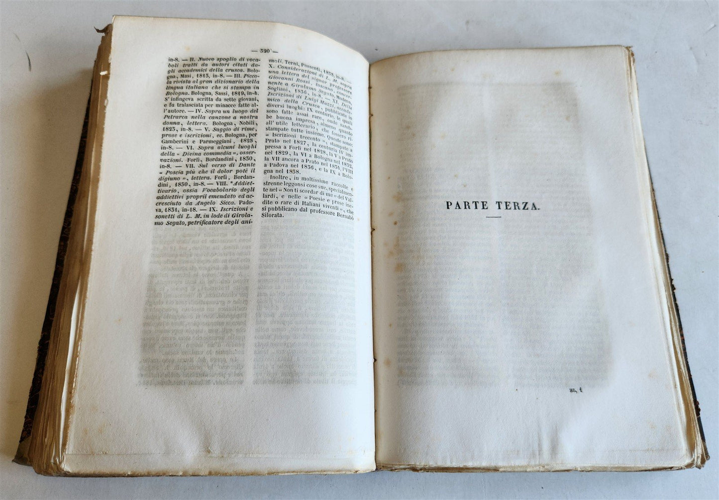 1844 ITALIA SCIENTIFICA CONTEMPORANEA antique
