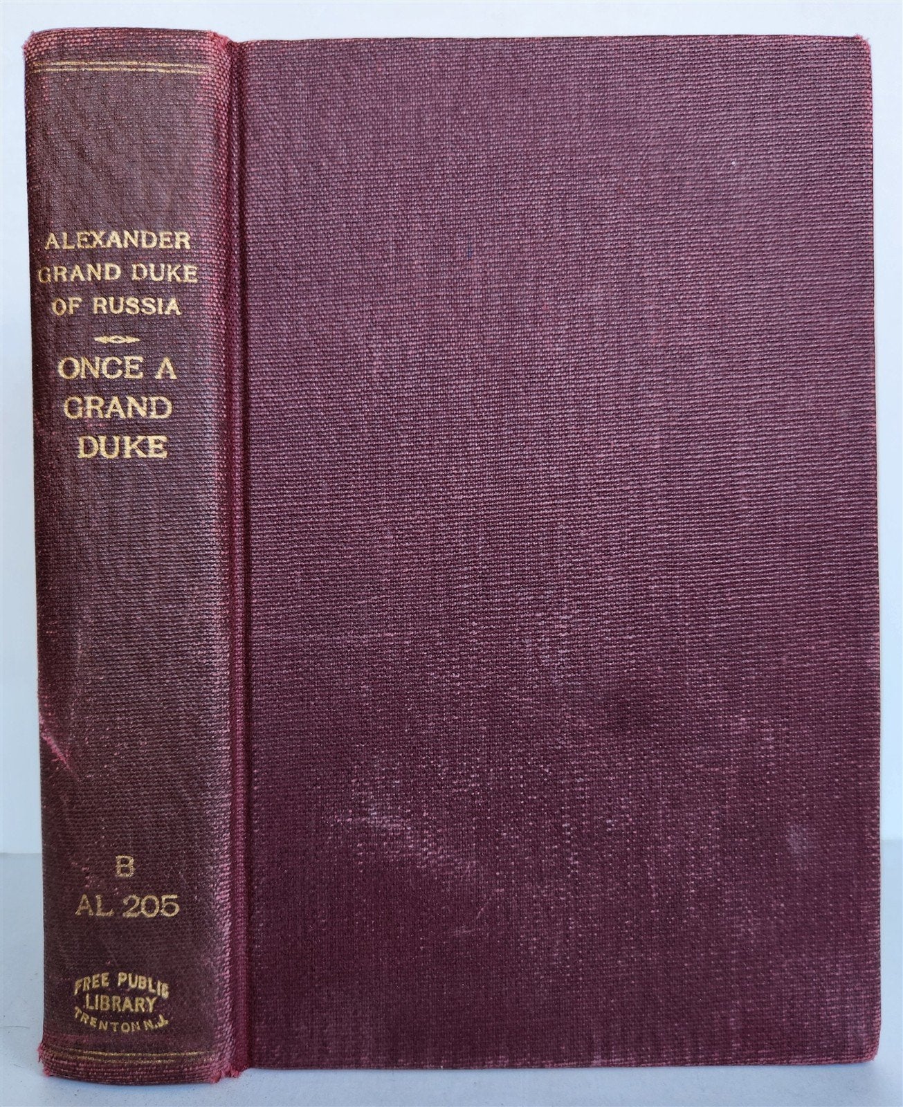 1932 ONCE A GRAND DUKE by Alexander Grand Duke of Russia antique ILLUSTRATED