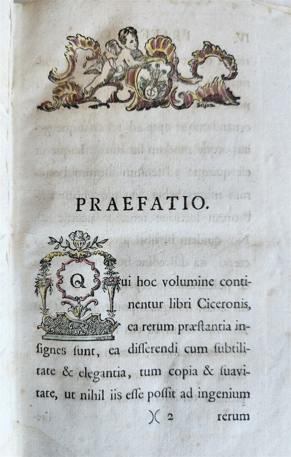 1776 CICERO OPERA OMNIA antique