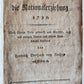 1792 Discourse of National Education ANTIQUE BOOKLET in GERMAN