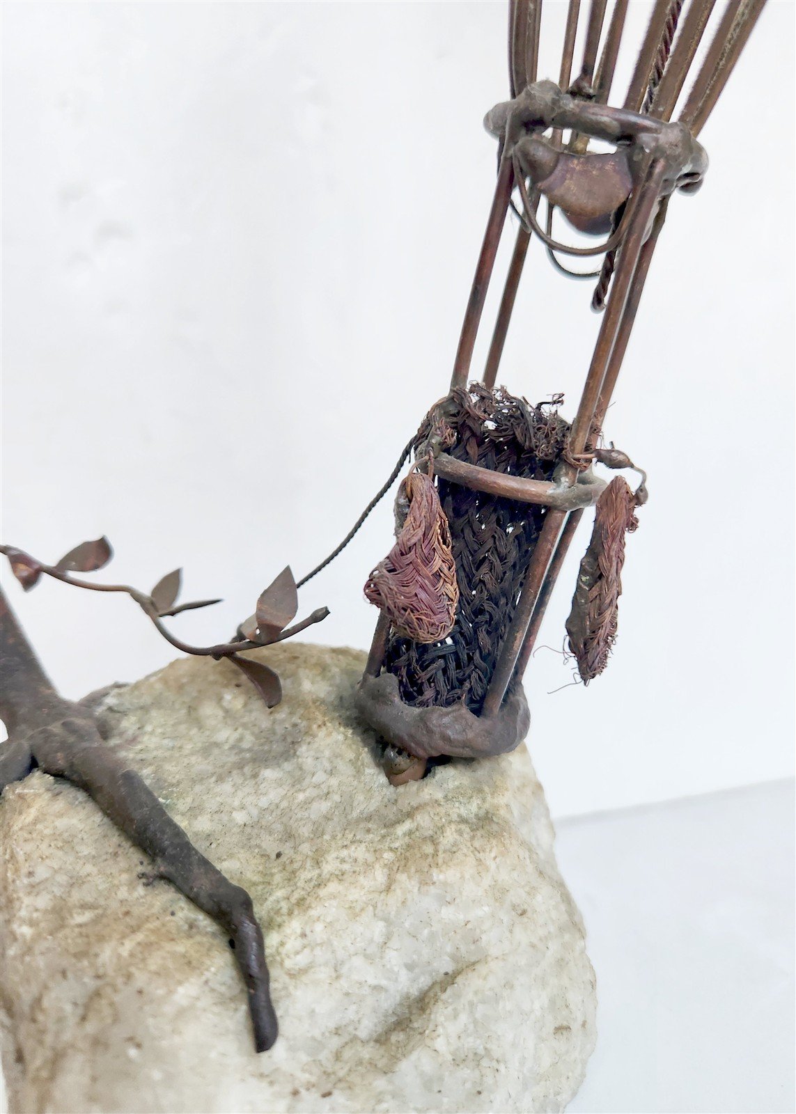 HOT AIR BALLOON artist made MID CENTURY MODERN SCULPTURE by BRIAN BIJAN