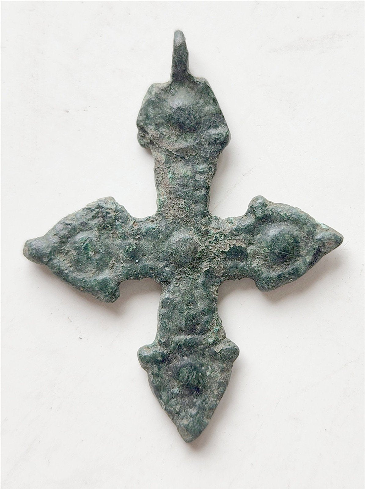 18th CENTURY RUSSIAN orthodox icon NECK CROSS