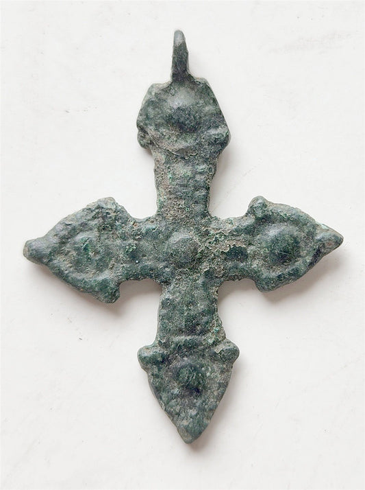 18th CENTURY RUSSIAN orthodox icon NECK CROSS