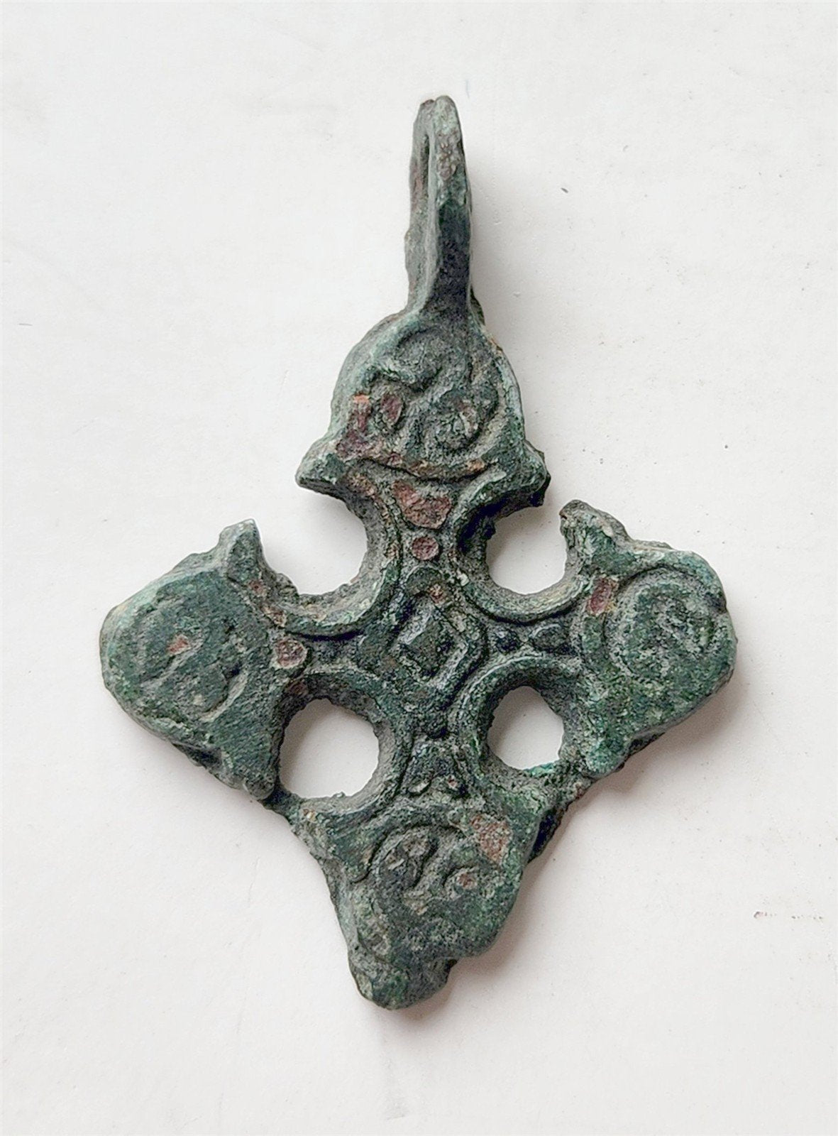 18th CENTURY RUSSIAN orthodox icon NECK CROSS