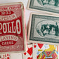 1910s APOLLO PLAYING CARDS DECK BOX antique pre-PROHIBITION ERA Americana