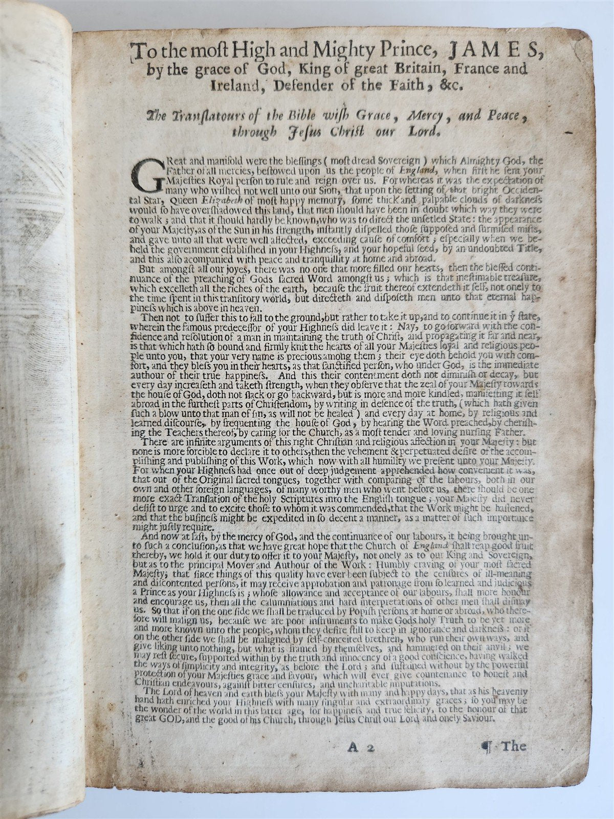 1669 BIBLE in ENGLISH by JOHN BILL & CHRISTOPHER BARKER antique King James