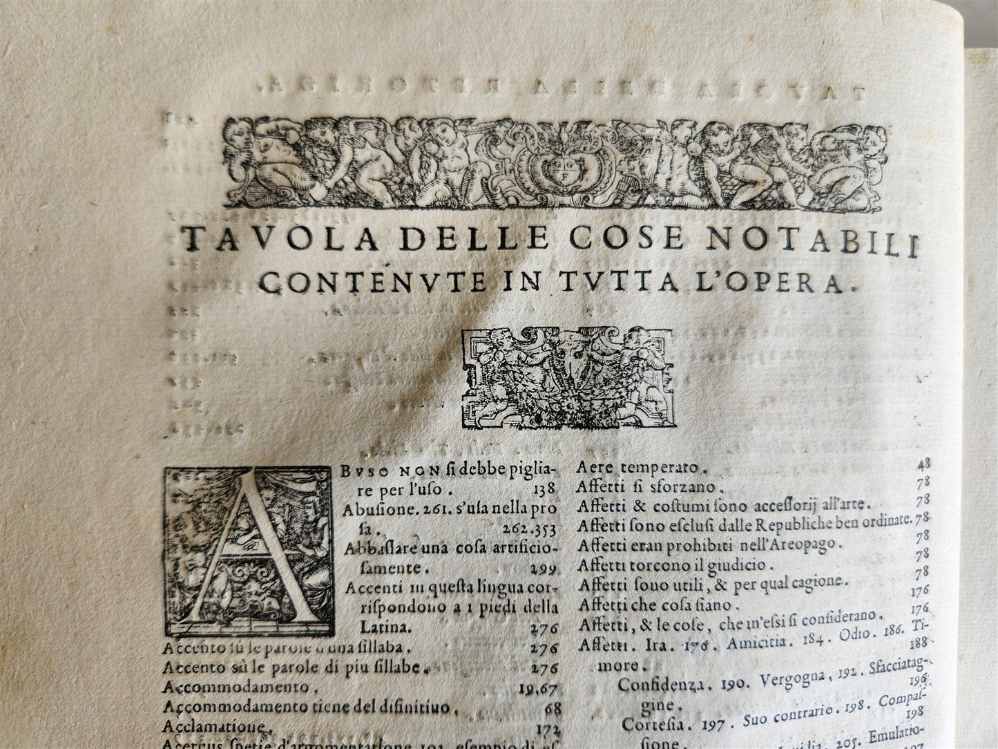 1559 LA RETORICA by Bartolomeo Cavalcanti antique VELLUM BOUND 16th century